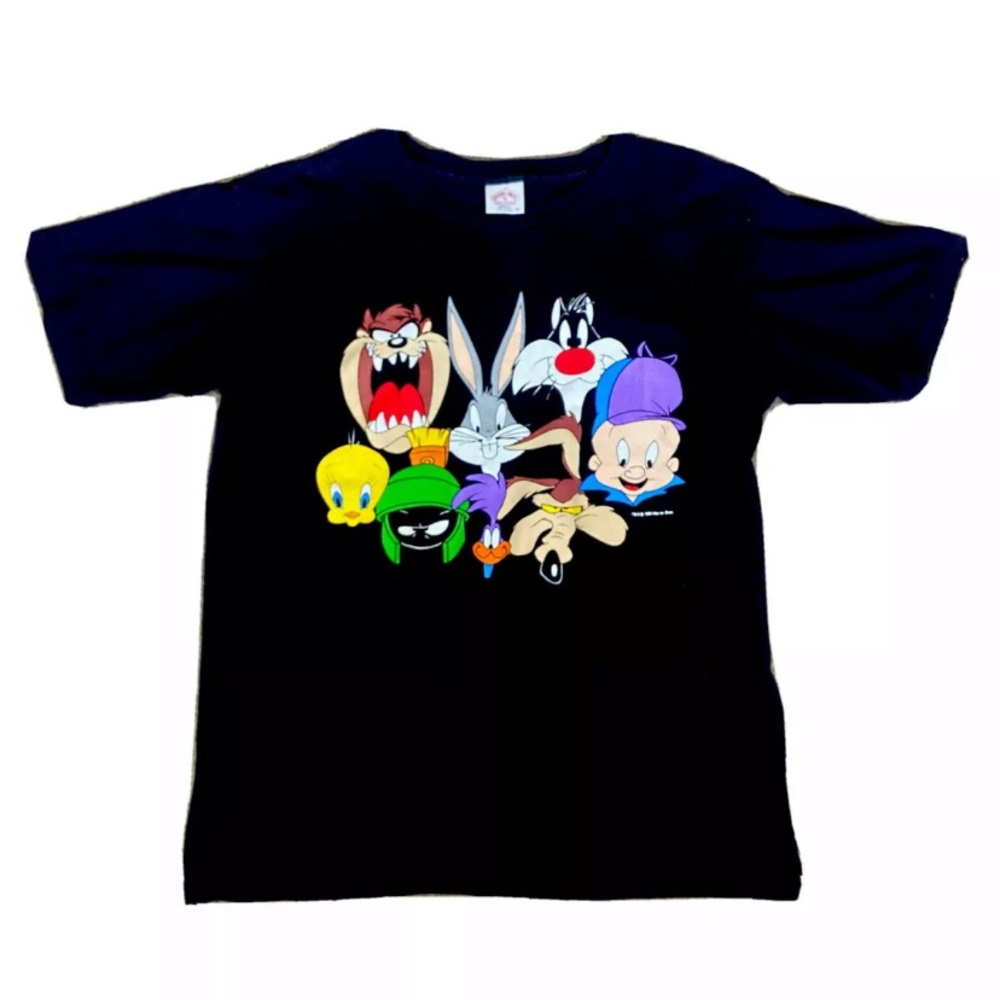 Looney Tunes Black T-Shirt XL